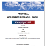 Opposition Research Proposal